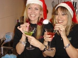 Cocktails add some Christmas cheer - they did for the WOW girls !