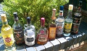 Rums - from white to golden and dark