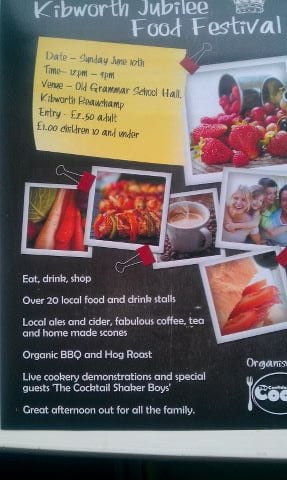 Kibworth Food Festival poster2 (2) Kibworth Food Festival