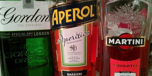 Aperol Negroni – close up