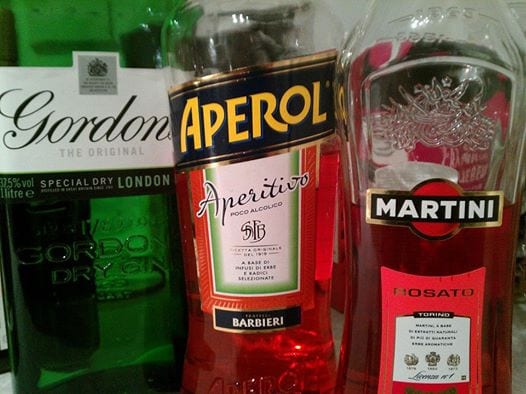 Aperol Negroni – close up