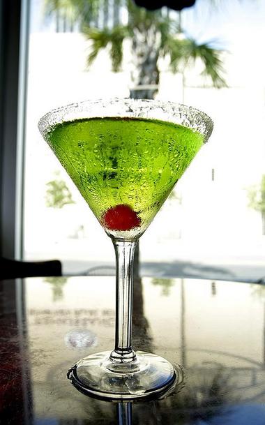 Cool green cocktail