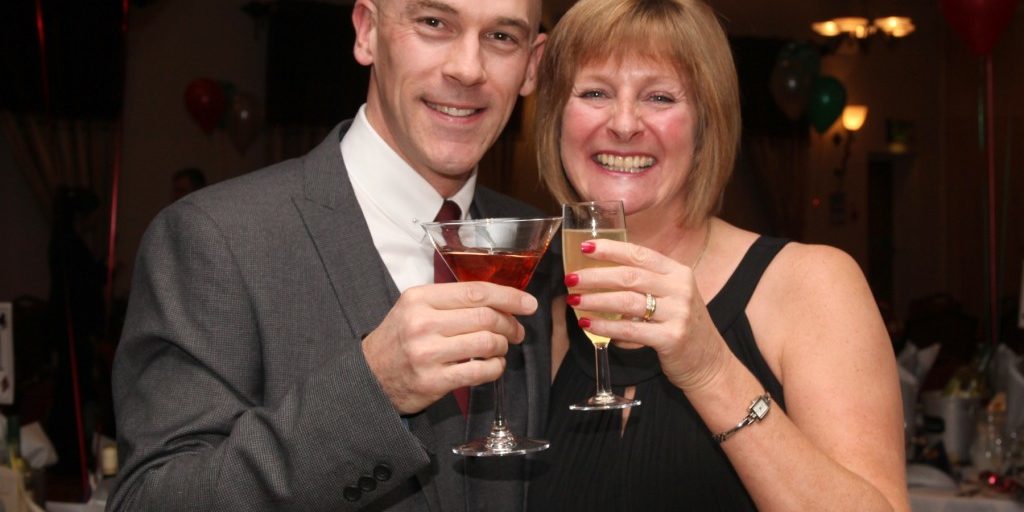 Silver wedding cocktails