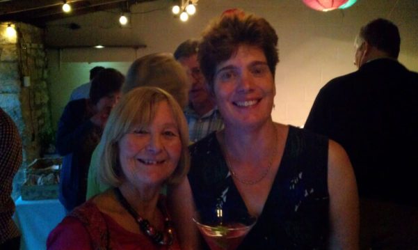 2 women smiling