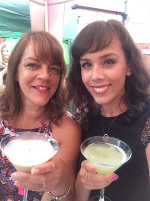 hen party cocktails Leicester 2 women with cocktails