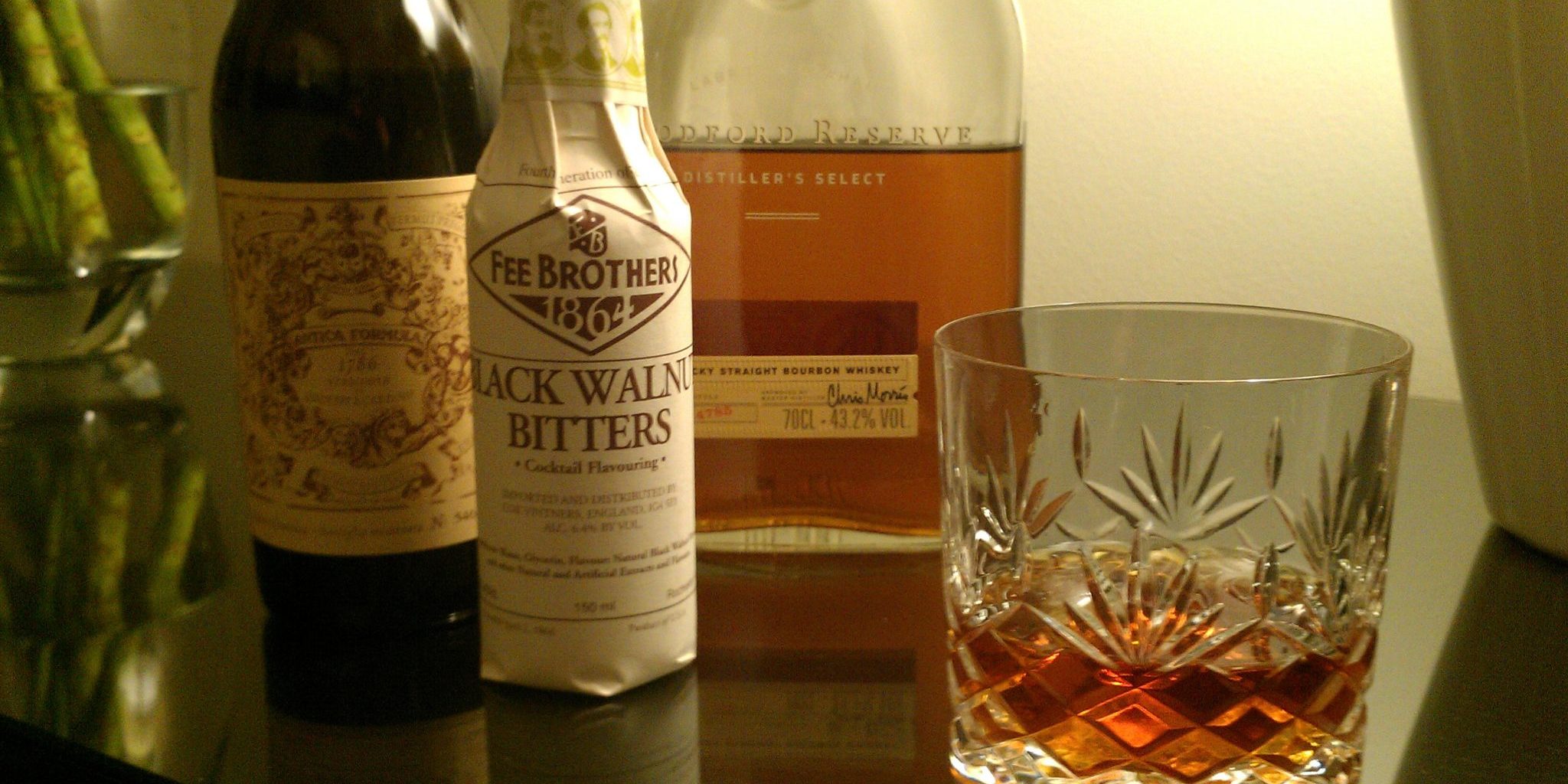 Manhattan – no rye Manhattan variation