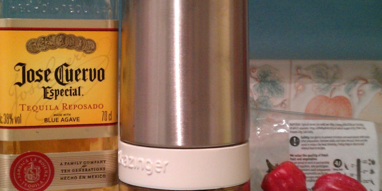 Chilli infused tequila