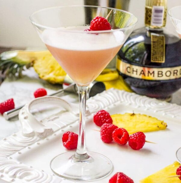French Martini cocktail