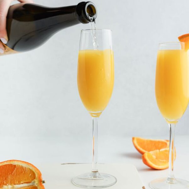 orange Mimosa cocktail